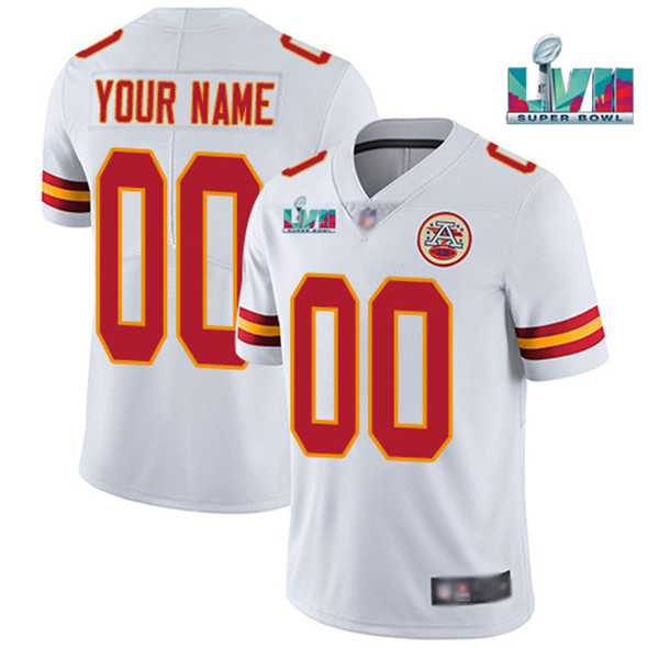 Men & Women & Youth Kansas City Chiefs Custom White Super Bowl LVII Patch Vapor Untouchable Limited Stitched Jersey,We sell and wholesale Men & Women & Youth Kansas City Chiefs Custom White Super Bowl LVII Patch Vapor Untouchable Limited Stitched Jersey on line form chian!